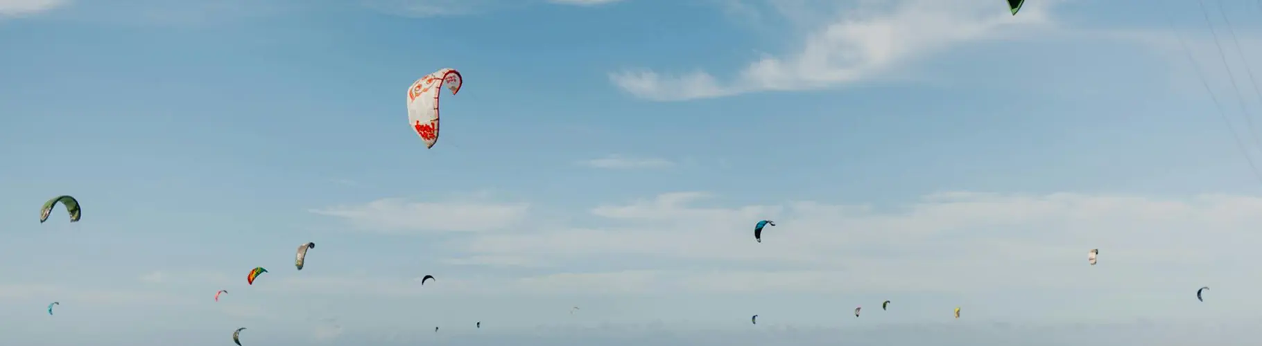 Kitesurfing on the Red Sea