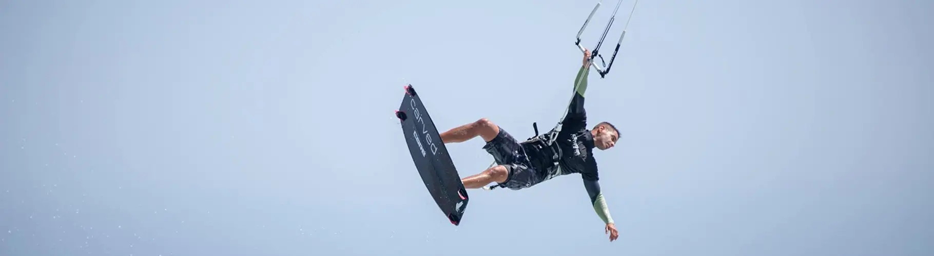 Kitesurfing on the Red Sea